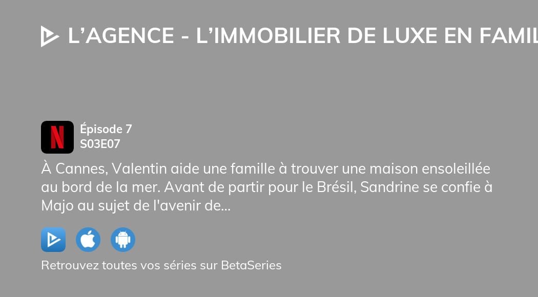 O Regarder Lagence Limmobilier De Luxe En Famille Saison Pisode