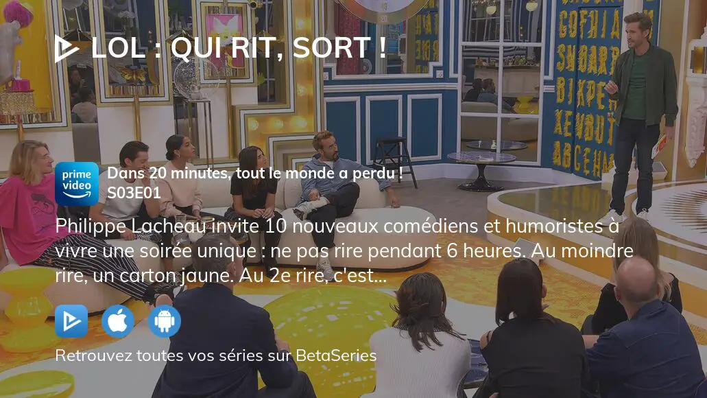 Regarder LOL : Qui Rit, Sort ! Saison 3 épisode 1 Streaming Complet