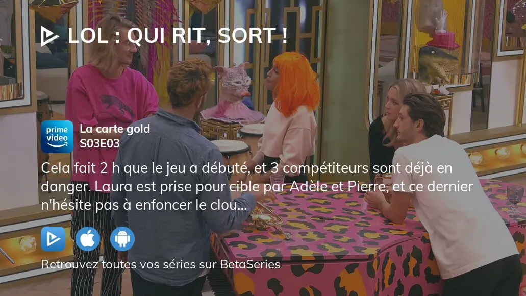 Regarder LOL : Qui Rit, Sort ! Saison 3 épisode 3 Streaming Complet