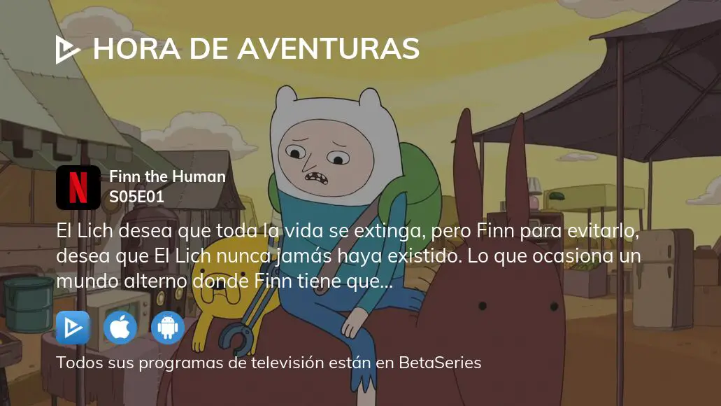 Hora de aventuras temporada 5 - Ver todos los episodios online