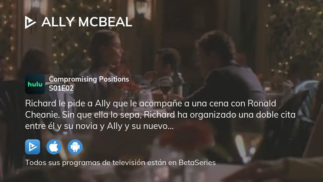 Ver Ally McBeal temporada 1 episodio 2 en streaming BetaSeries