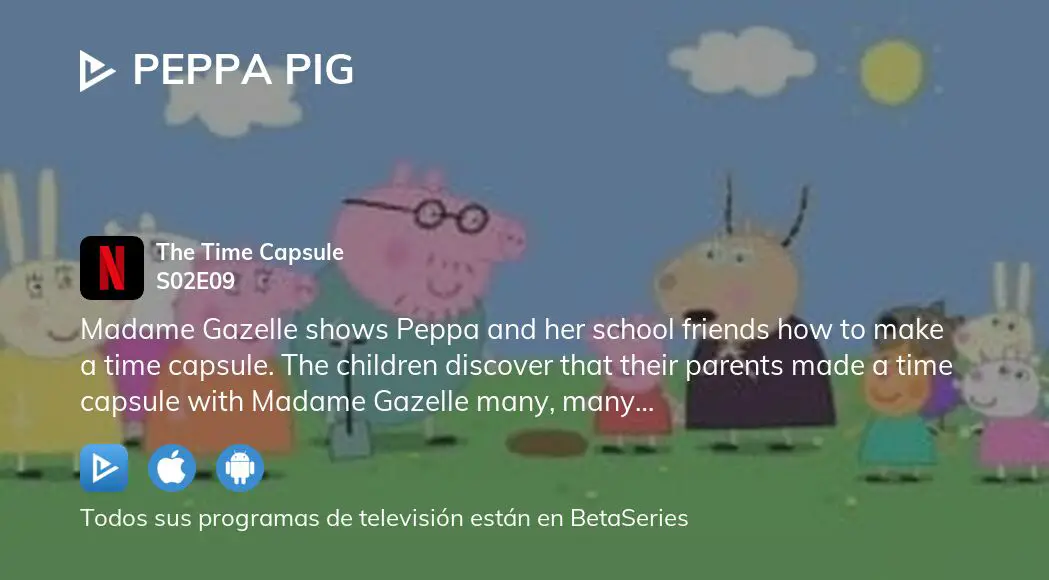 Ver Peppa Pig temporada 2 episodio 9 en streaming