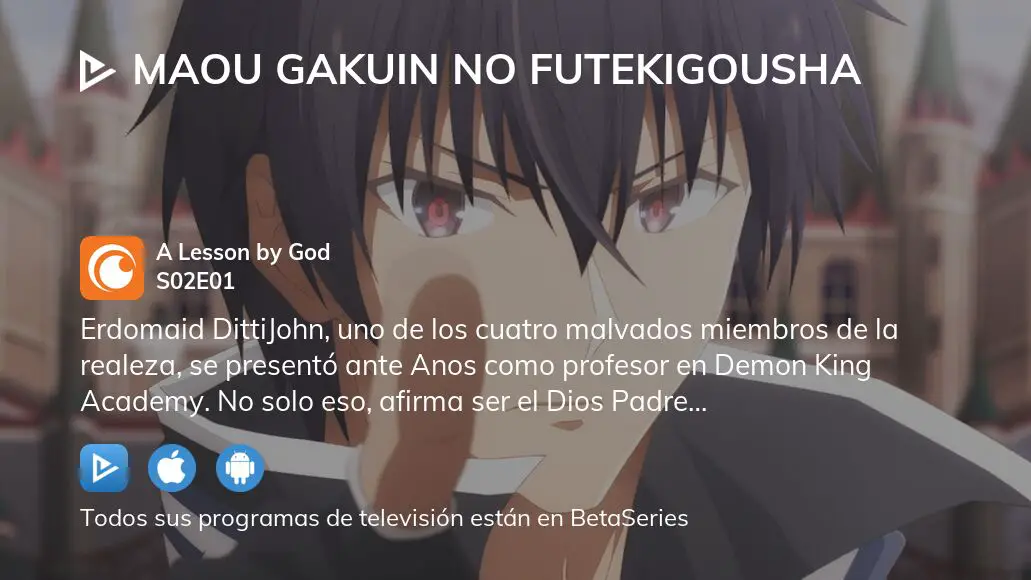 serie de orden cronológico de Maou Gakuin no Futekigousha temporada 2  capitulo 1 episodio 1｜Búsqueda de TikTok