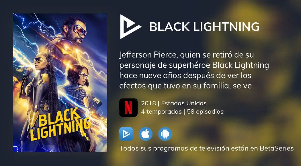 Ver los episodios de Black Lightning en streaming VOSE, VE, VO |  