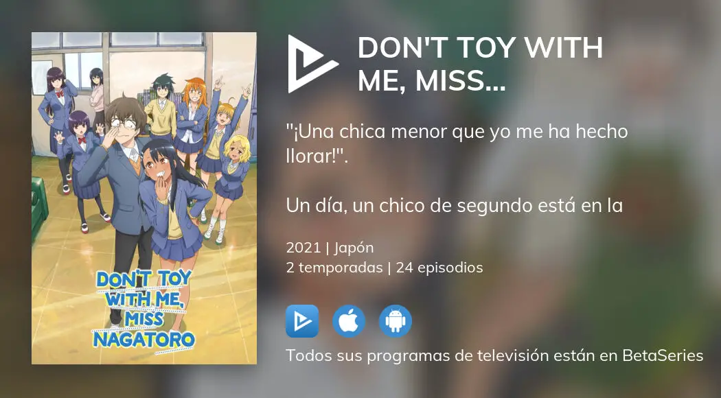 Don't Toy With Me, Miss Nagatoro: horario y dónde ver el episodio