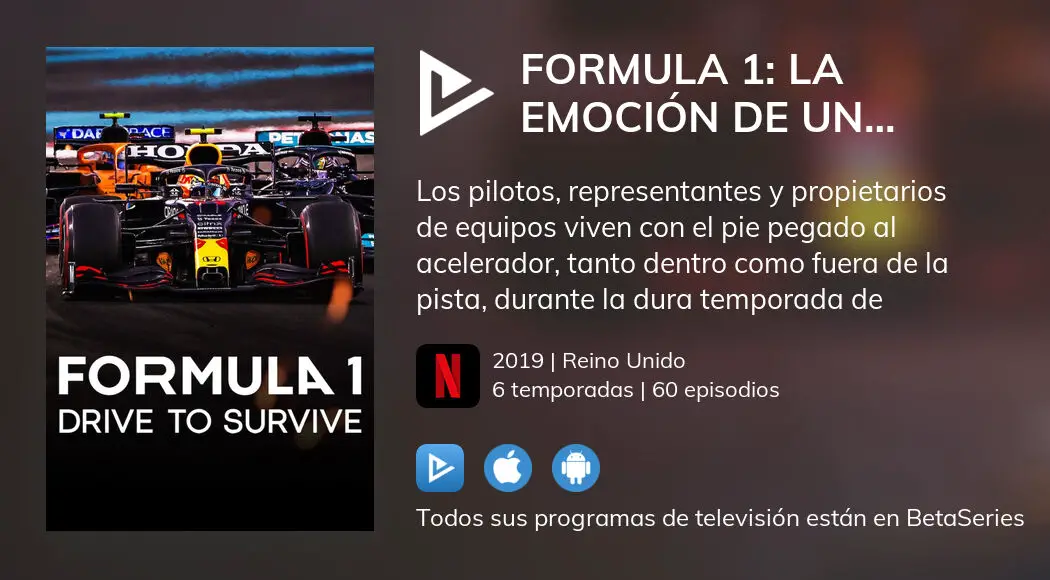 ¿Dónde ver Formula 1 La Emoción de un Grand Prix TV series streaming