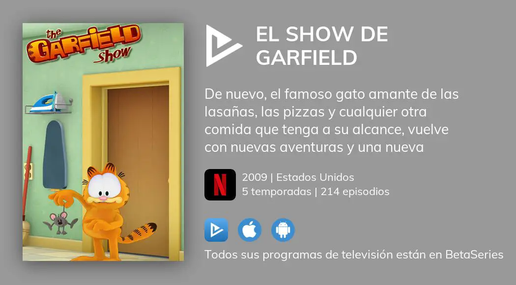 ¿dónde Ver El Show De Garfield Tv Series Streaming Online