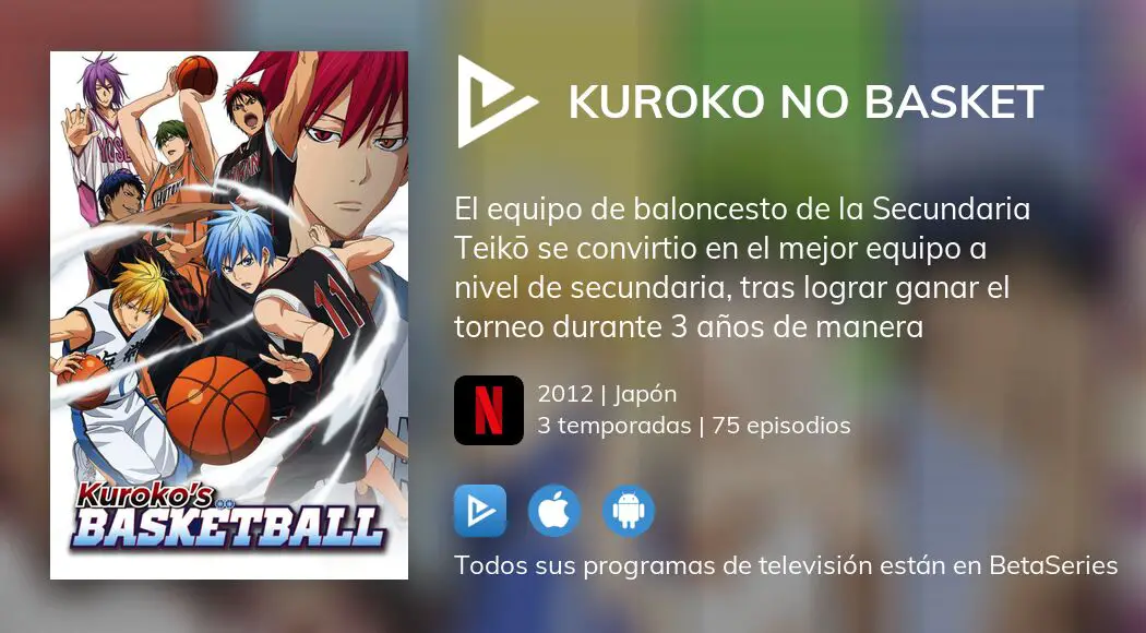 Kuroko no Basket (1ª Temporada) - 7 de Abril de 2012