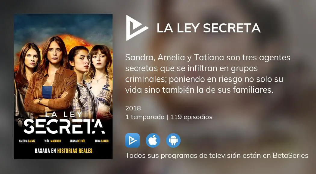 D Nde Ver La Ley Secreta Tv Series Streaming Online Betaseries Com