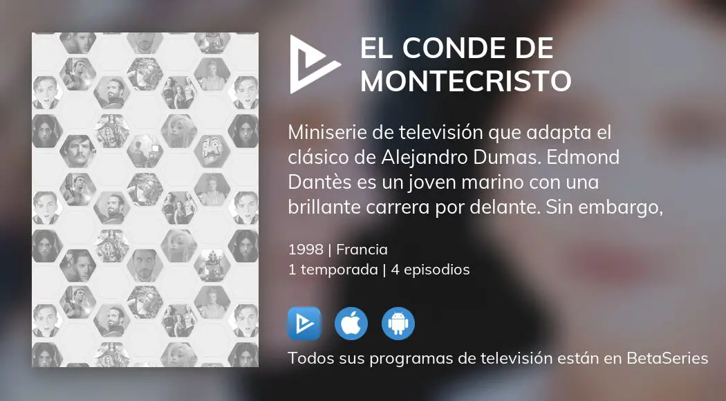 ¿Dónde ver El Conde de Montecristo TV series streaming online