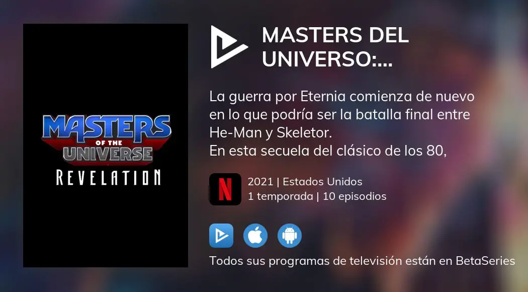 ¿dónde Ver Masters Del Universo Revelación Tv Series Streaming Onlineemk 6565