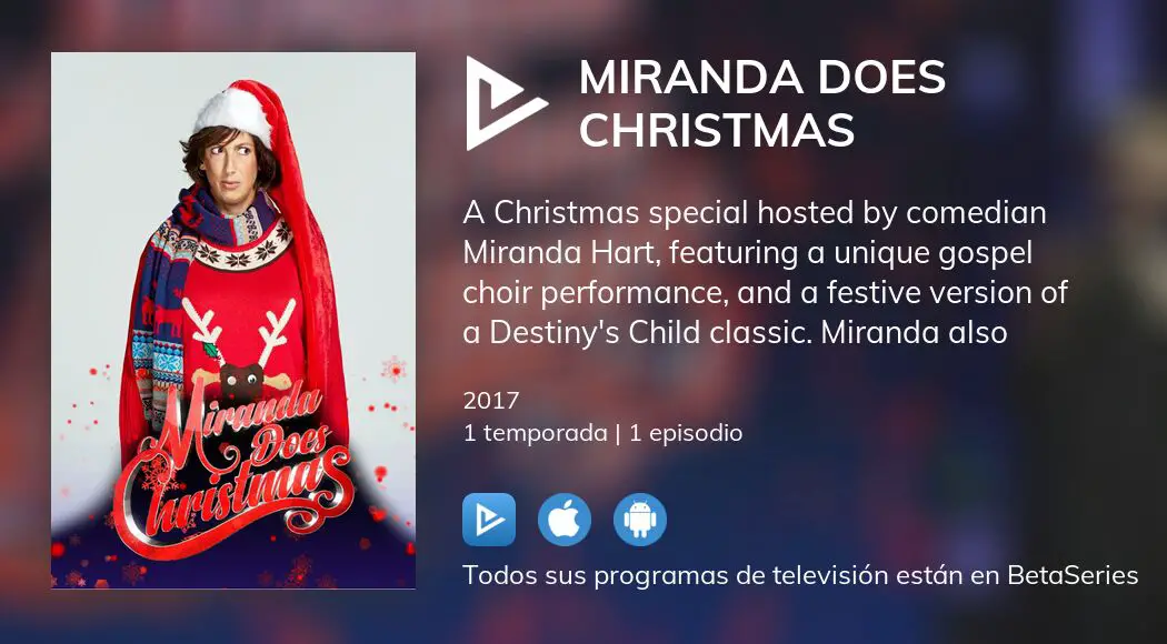 ¿Dónde ver Miranda Does Christmas TV series streaming online