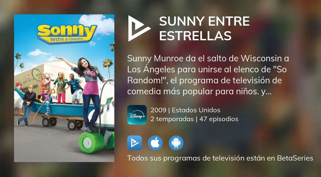 Ver los episodios de Sunny entre Estrellas en streaming VOSE, VE, VO |  
