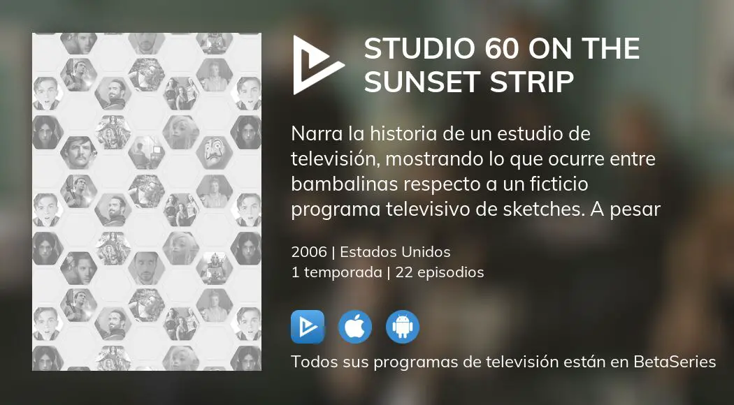 Studio 60 on discount the sunset strip streaming