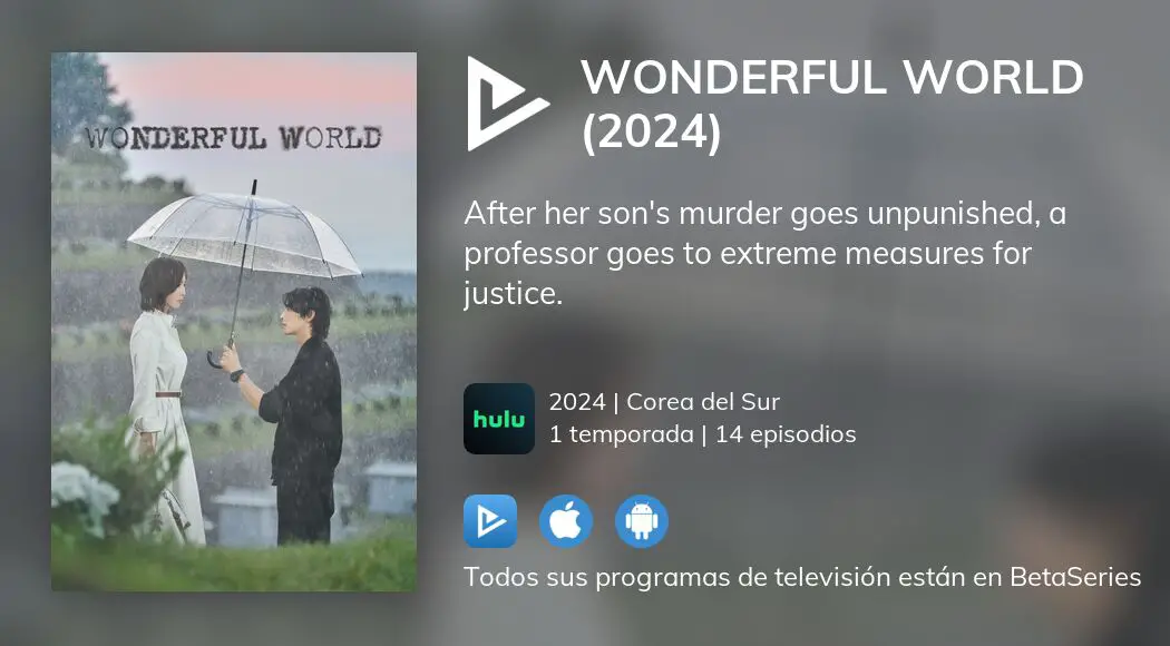 D Nde Ver Wonderful World 2024 TV Series Streaming Online   Image