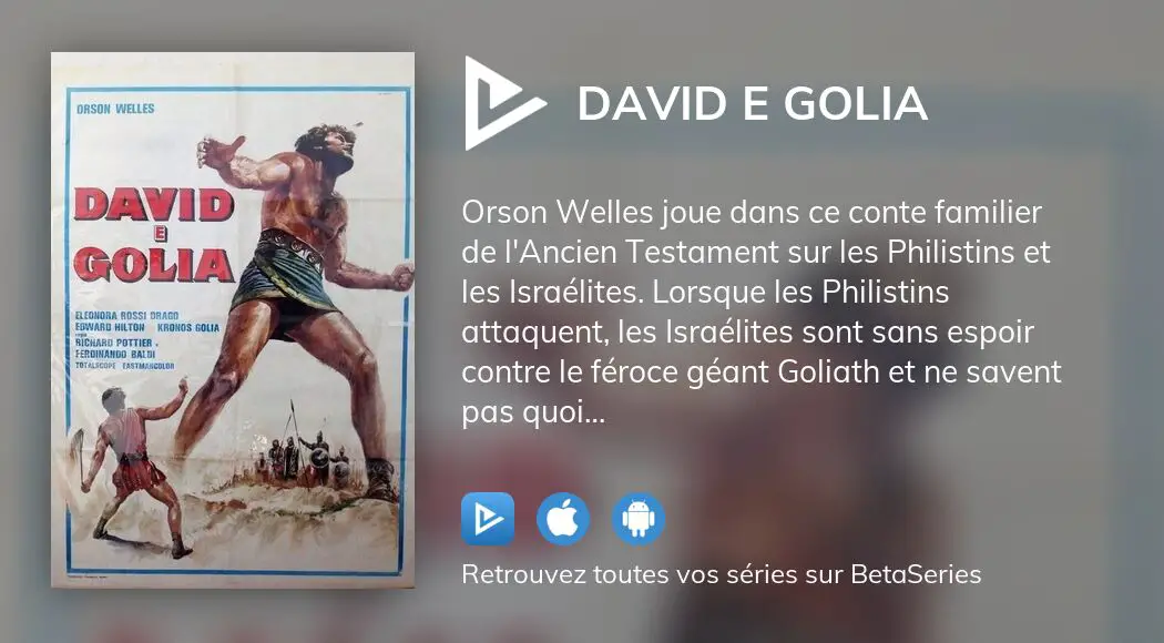 Regarder David E Golia Streaming