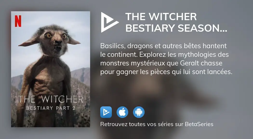 Regarder The Witcher Bestiary Season 1 Part 2 Streaming   Image