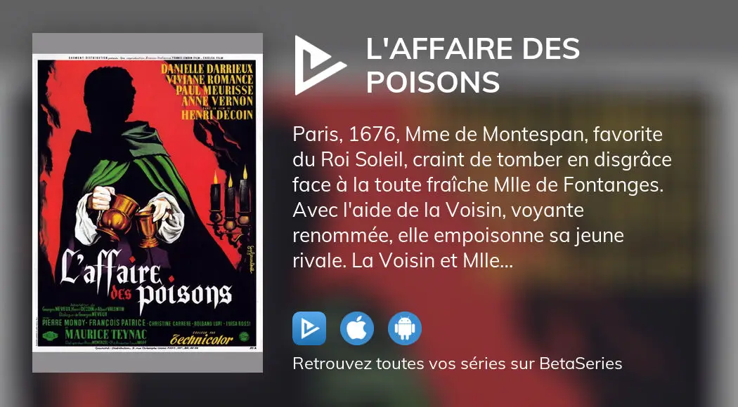 Regarder L'Affaire Des Poisons Streaming