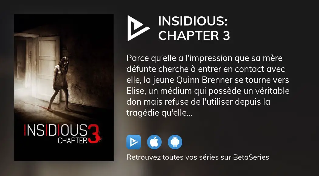 Insidious 3 best sale vf streaming