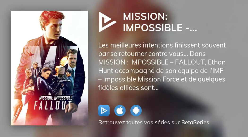 Regarder le film Mission: Impossible - Fallout en streaming complet VOSTFR,  VF, VO 