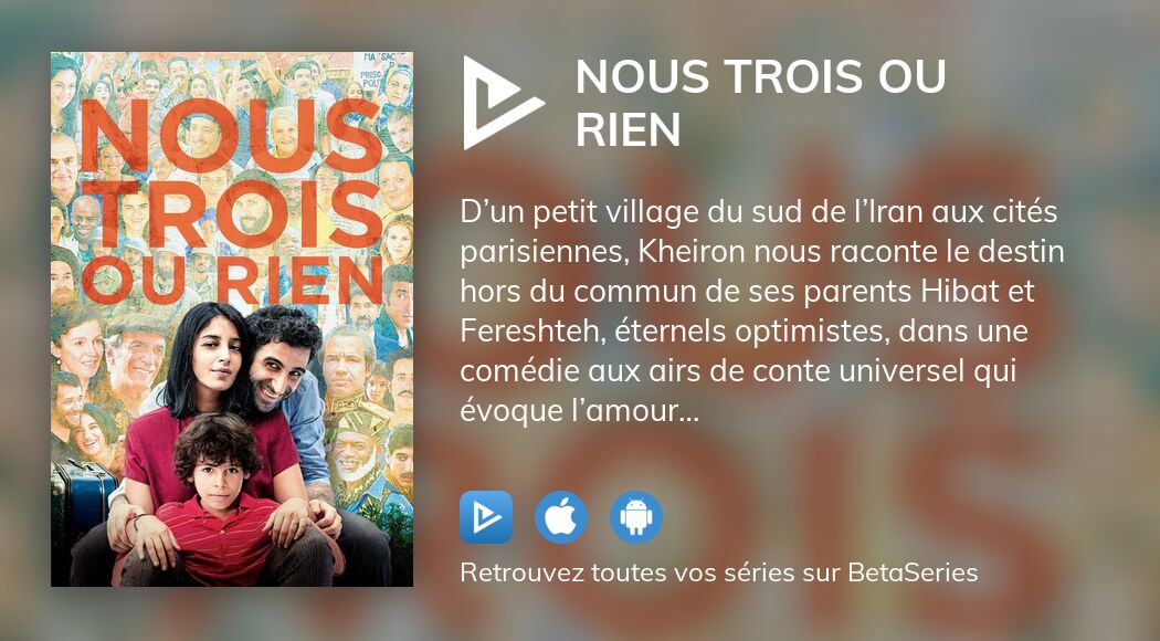 Nous trois ou rien en streaming France TV