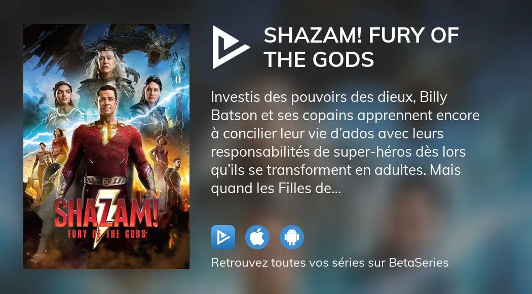 Regarder le film Shazam! Fury of the Gods en streaming complet VOSTFR, VF,  VO 
