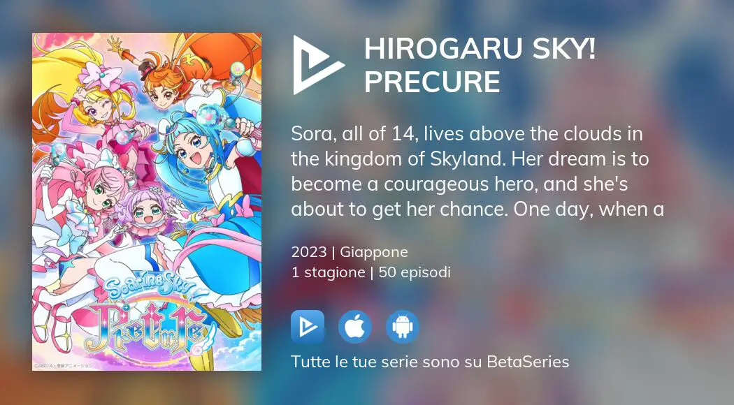 Como assistir Hirogaru Sky Precure na estreia e a televisão japonesa!?