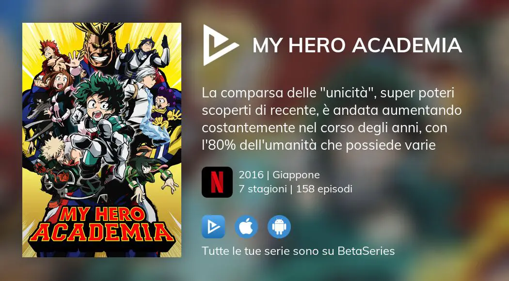 My Hero Academia - guarda la serie in streaming