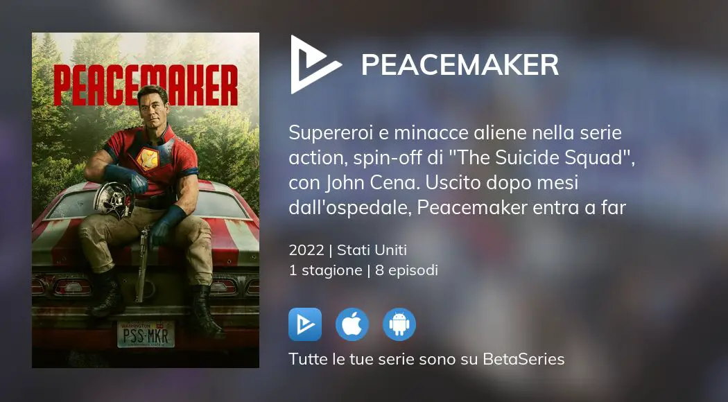 Dove guardare la serie TV Peacemaker in streaming online? | BetaSeries.com