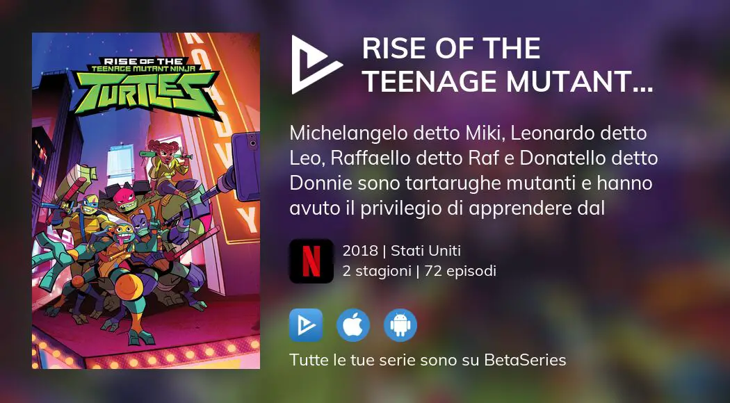 Rise Of The Teenage Mutant Ninja Turtles - Il Destino Delle Tartarughe Ninja