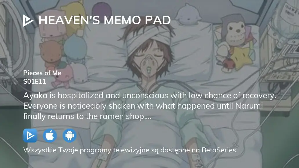 Oglądaj Heaven's Memo Pad sezon 1 odcinek 11 streaming online