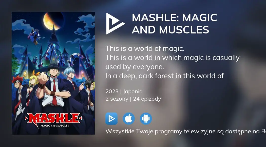 Mashle - wszystkie odcinki anime online.