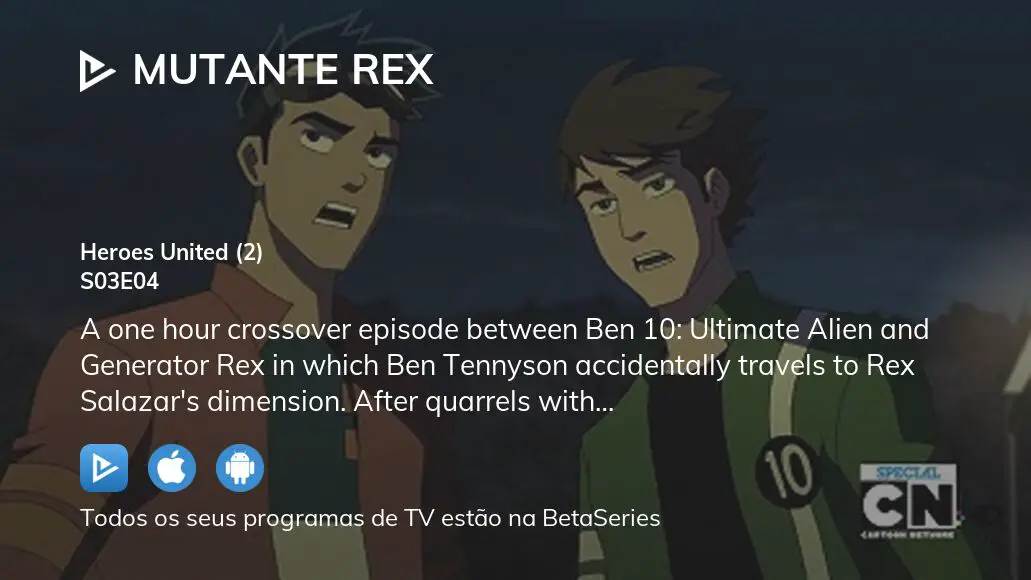 HBO Max Brasil on X: Ben 10 Gen (2021) No terceiro filme do reboot, Ben  reencontra Mutante Rex. Nessa versão, eles precisam enfrentar o feiticeiro  Hex e impedir que um defeito no