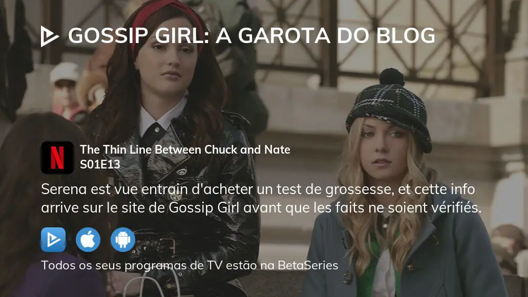 Gossip Girl A Thin Line Between Chuck and Nate (TV Episode 2008