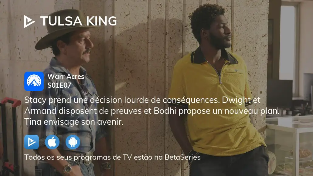 Tulsa King Temporada 1 - assista todos episódios online streaming