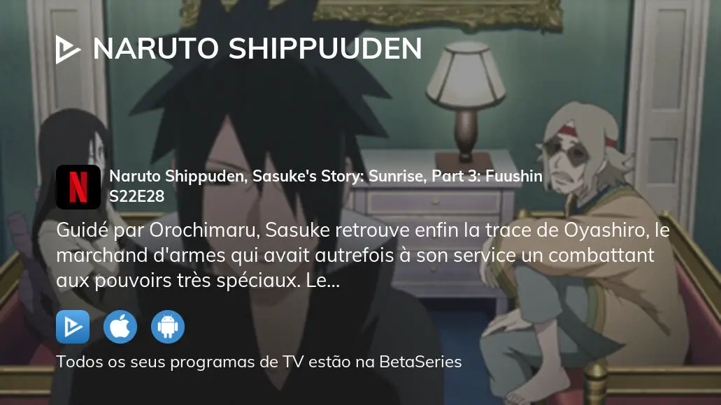 Naruto: Shippuden, Programação de TV