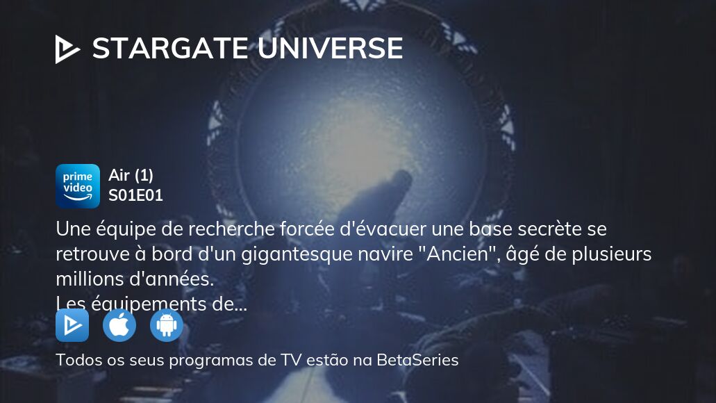 Assista A Stargate Universe Temporada 1 Episódio 1 Streaming