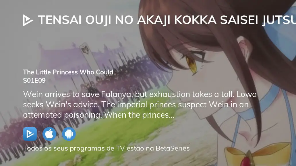 Assista Tensai Ouji no Akaji Kokka Saisei Jutsu temporada 1 episódio 9 em  streaming