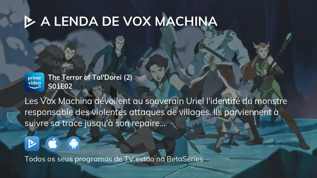 Assista A Lenda de Vox Machina temporada 1 episódio 1 em streaming