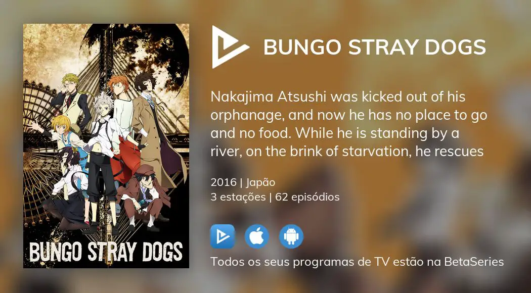 Bungo Stray Dogs Temporada 2 - assista episódios online streaming