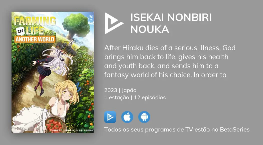 Isekai Nonbiri Nouka (Farming Life in Another World) Anime TV