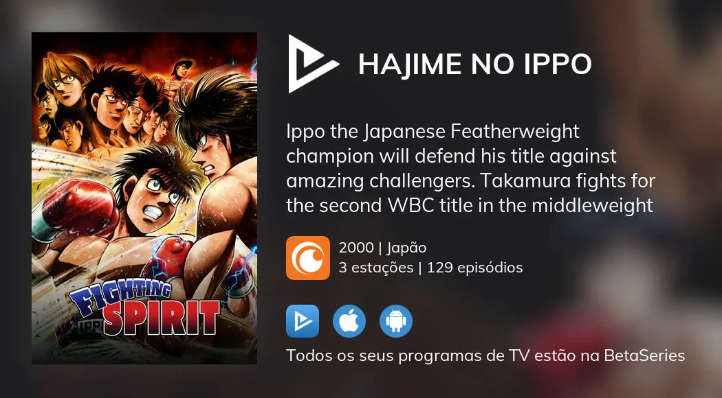 Onde assistir à série de TV Hajime no Ippo em streaming on-line?