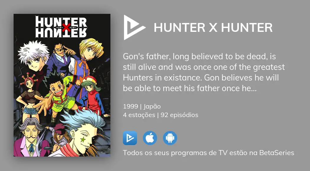Hunter x Hunter Temporada 4 - assista episódios online streaming