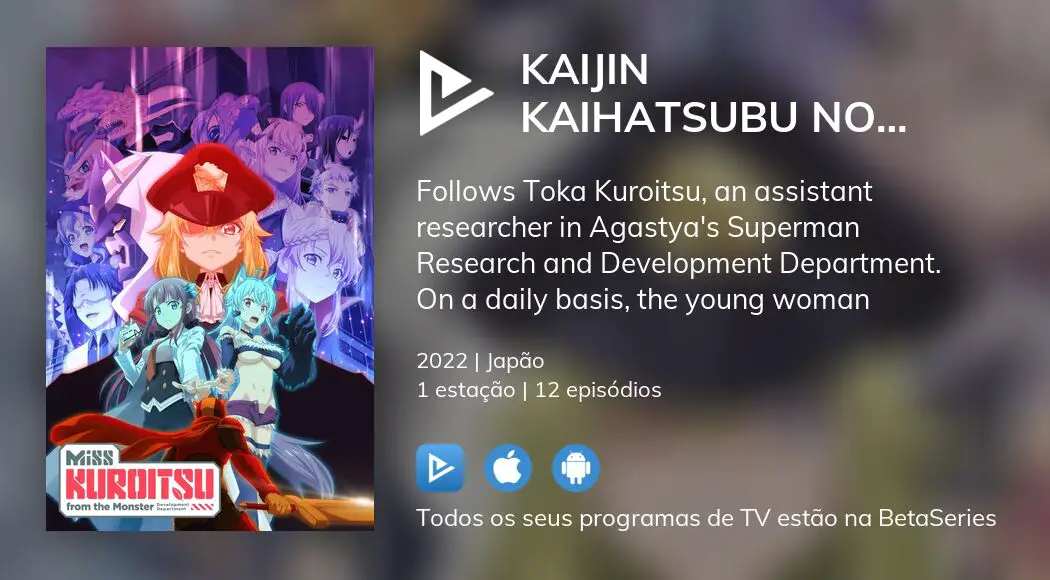 Kaijin Kaihatsu-bu no Kuroitsu-san Todos os Episódios Online » Anime TV  Online