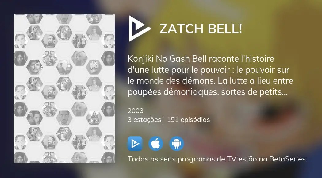 Assistir Zatch Bell (Konjiki no Gash Bell!!) - Todos os Episódios