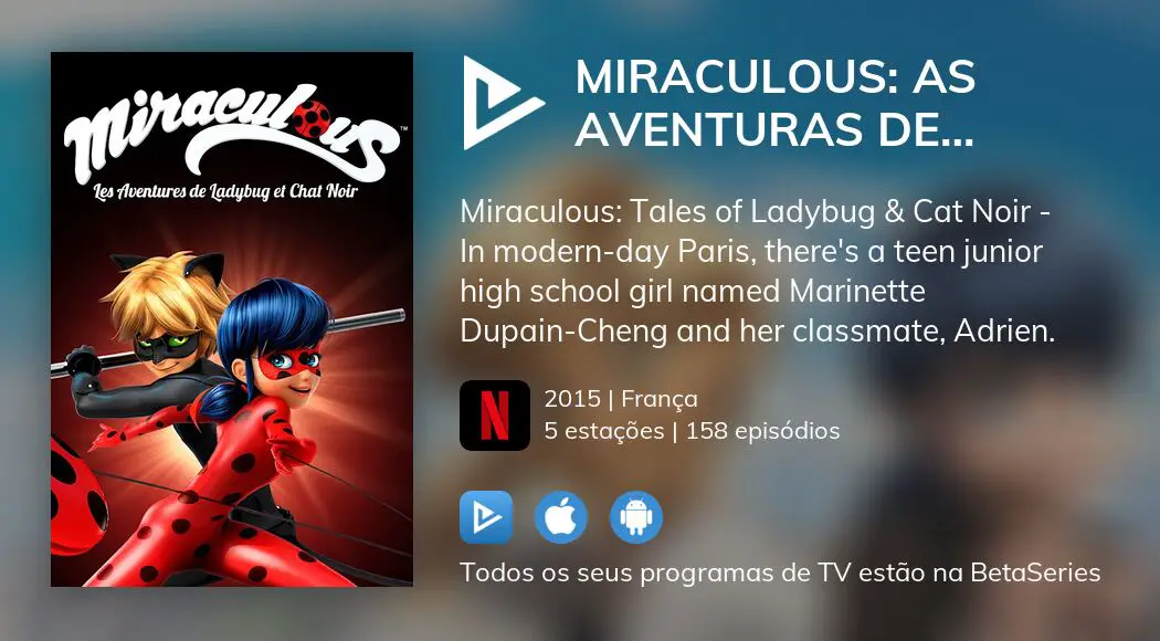 Todos Episodios de Miraculous: As Aventuras De Ladybug Dublado