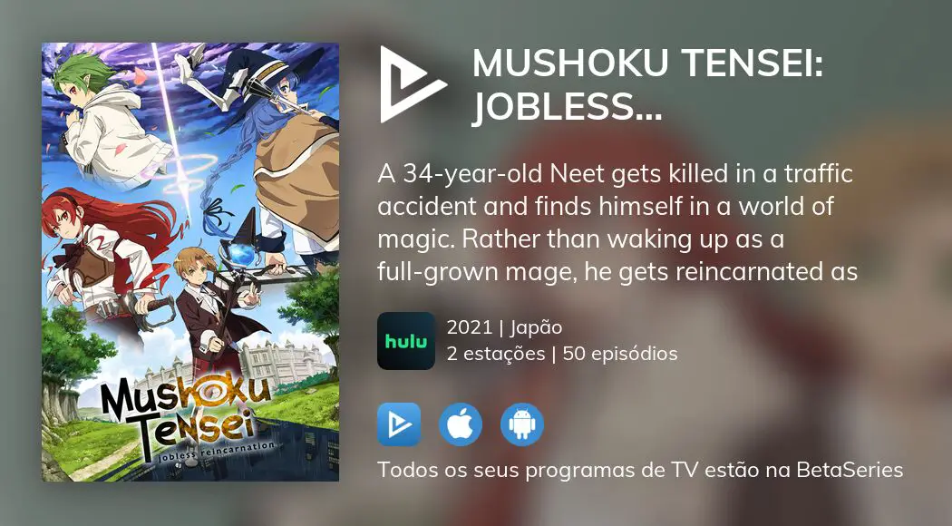 Onde assistir à série de TV Mushoku Tensei: Jobless Reincarnation em  streaming on-line?