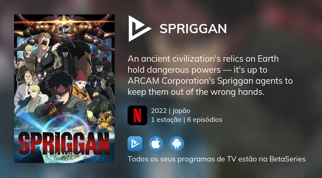 Spriggan Temporada 1 - assista todos episódios online streaming