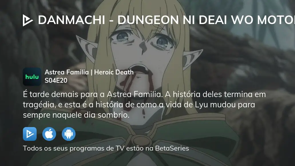 Assistir Dungeon ni Deai wo Motomeru no wa Machigatteiru Darou ka 4  Episodio 20 » Anime TV Online