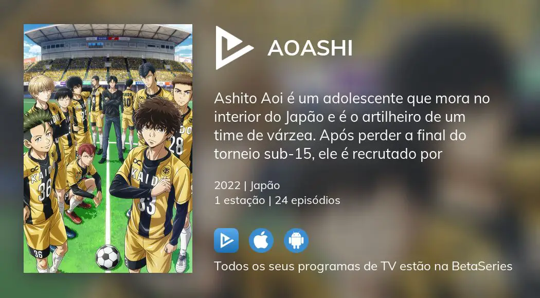 Assistir Aoashi Todos os episódios online.